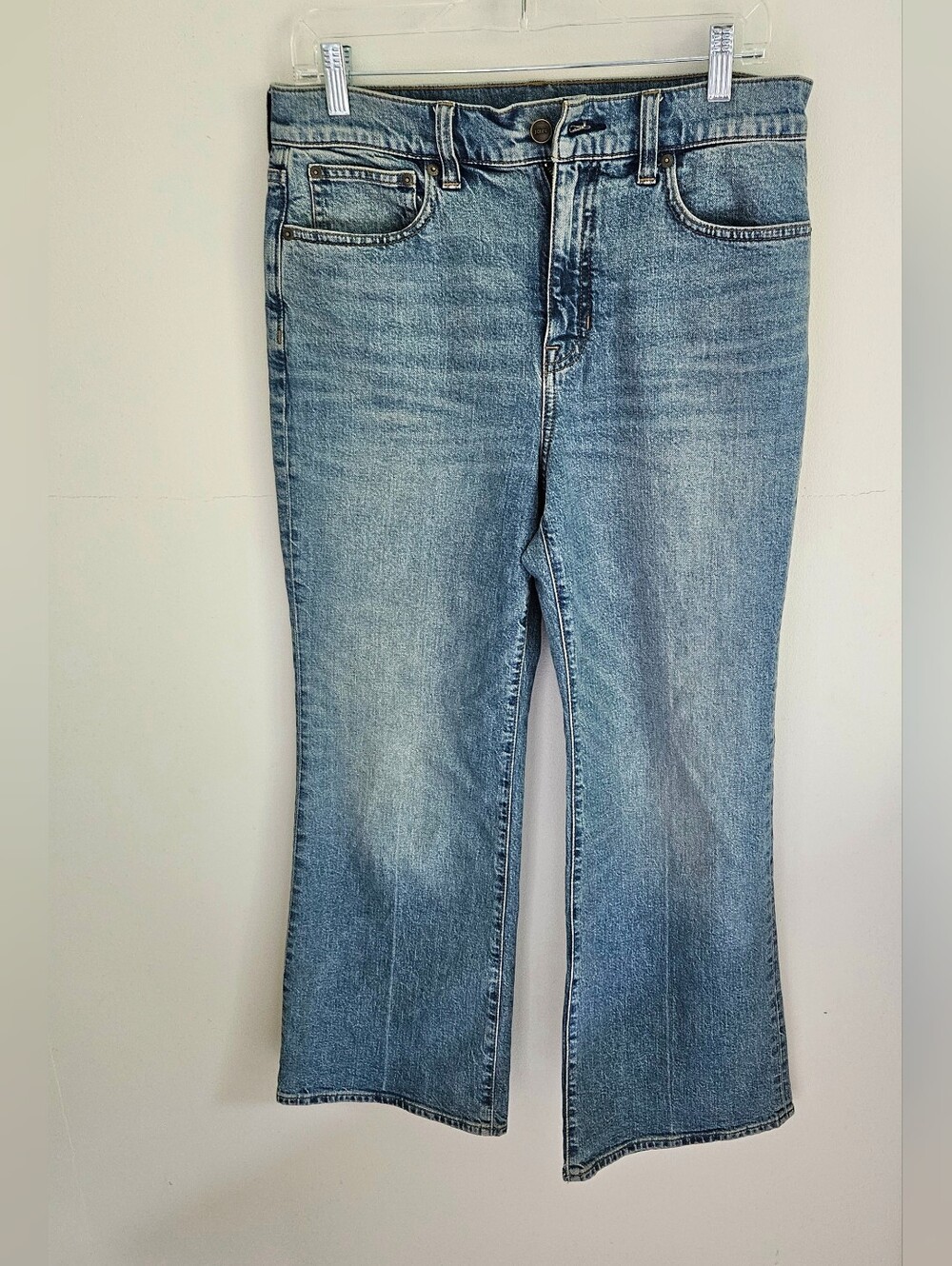 J. Crew Jeans Higg Rise Semi Stretch Cropped Kick Out